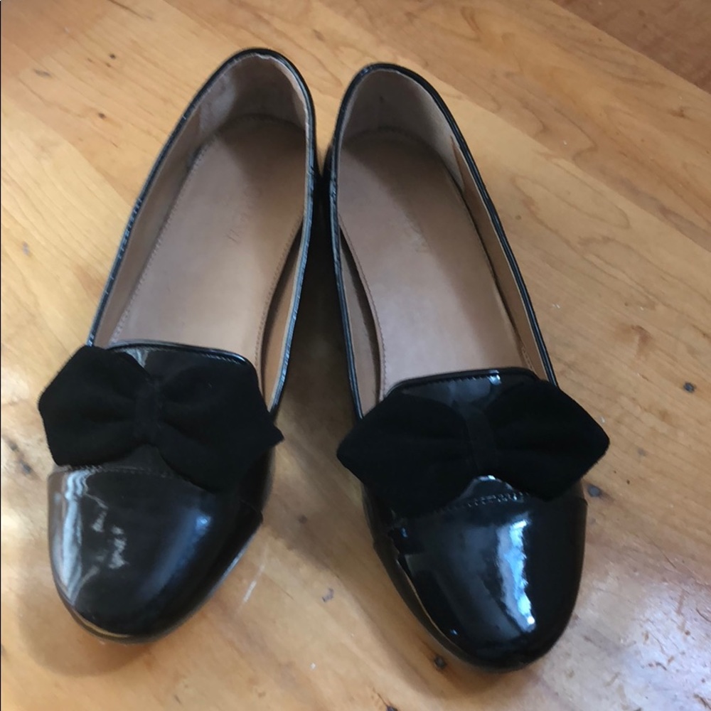 J. Crew Bow loafer flats